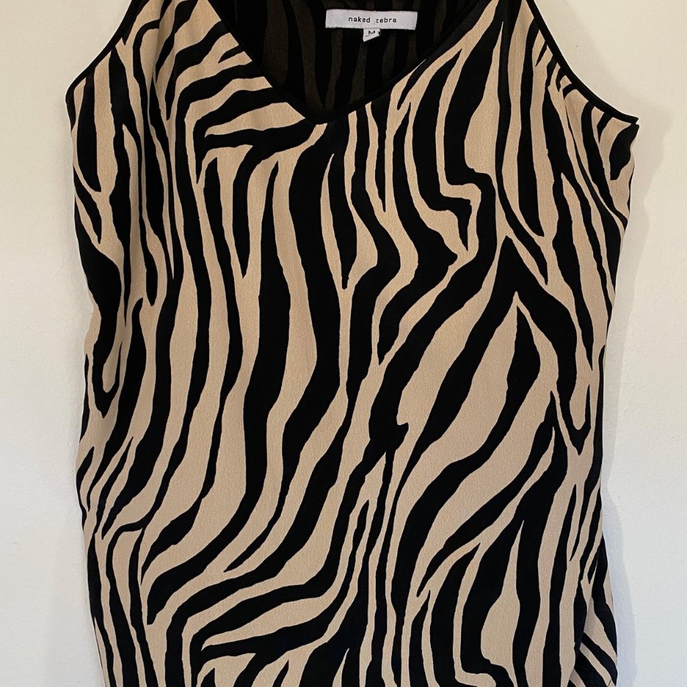 Naked Zebra Silky Cami Top
